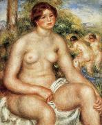 Pierre Renoir Seated Nude France oil painting artist